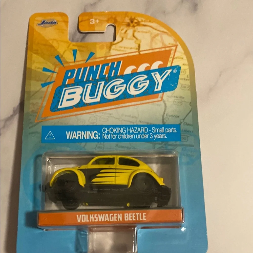 Jada Punch Buggy Slug Bug Volkswagen Beetle Toy Car Collectible NEW